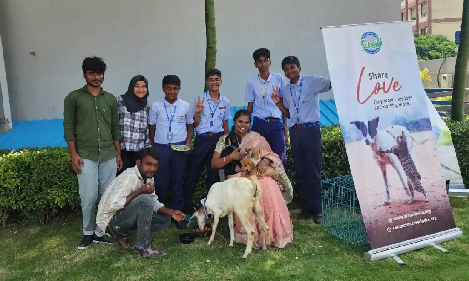 Humane Education: STRAW India teaching children compassion for animals