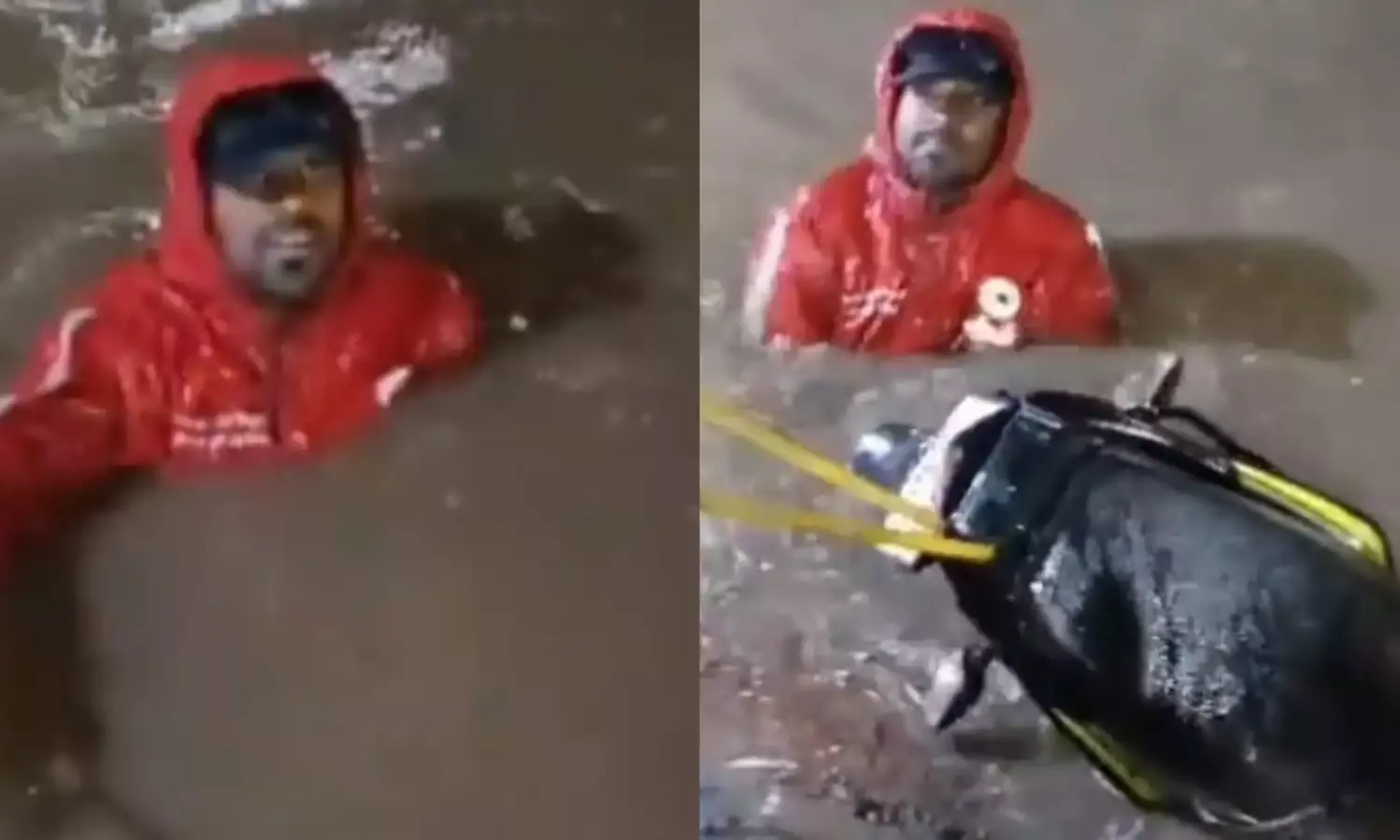 Zomato rider’s near-miss in open drain during delivery sparks safety row in Hyderabad