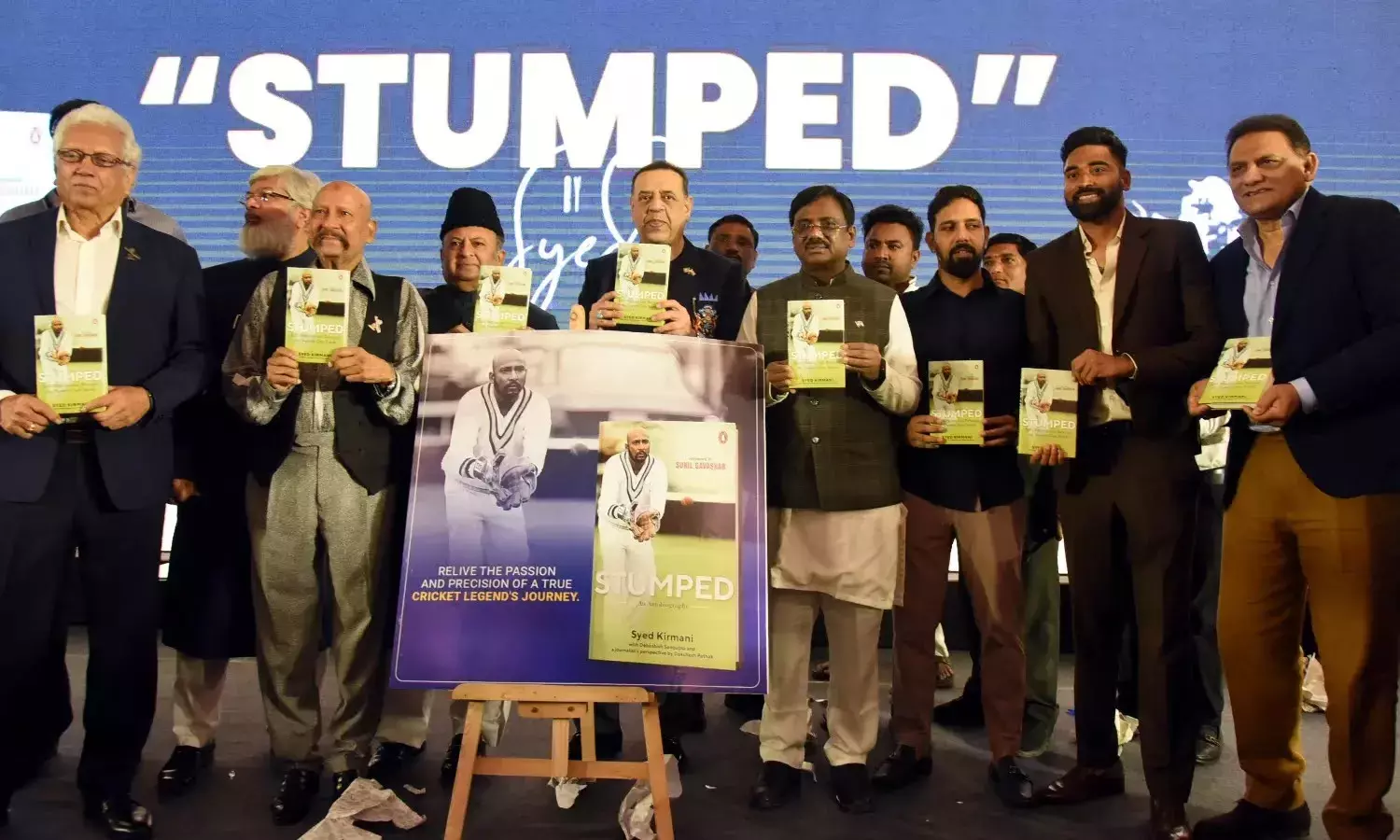 `Stumped…’: Pacer Mohammed Siraj unveils legendary wicketkeeper Syed Kirmani’s autobiography; calls him his role model