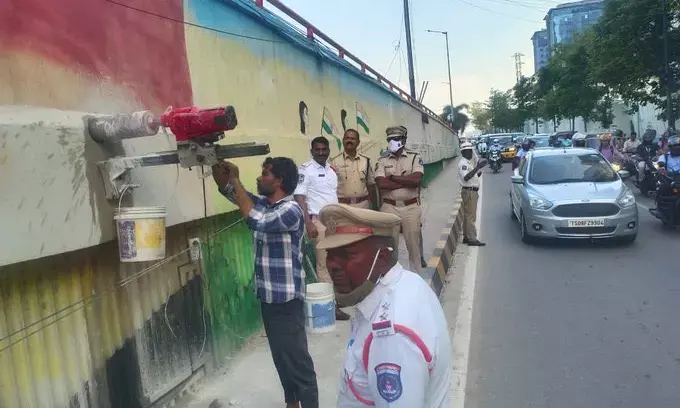 Kukatpally–Hitech City flyover drainage works: HYDRAA refutes allegations; says not involved in drilling holes