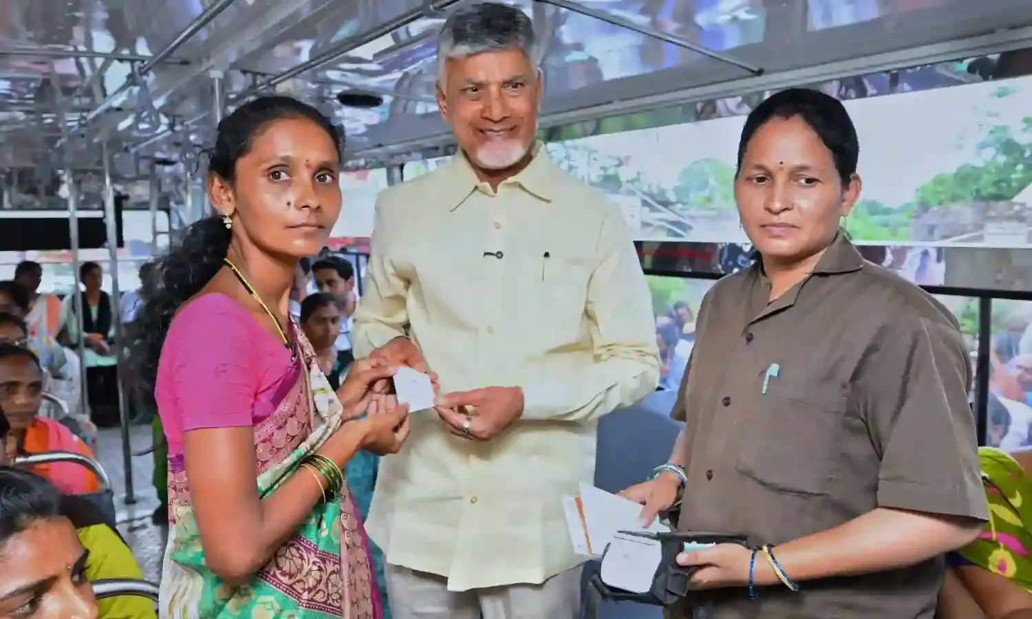 Naidu rolls out ‘Sthree Shakti’: Free bus travel for 2.62 Cr women across Andhra Pradesh