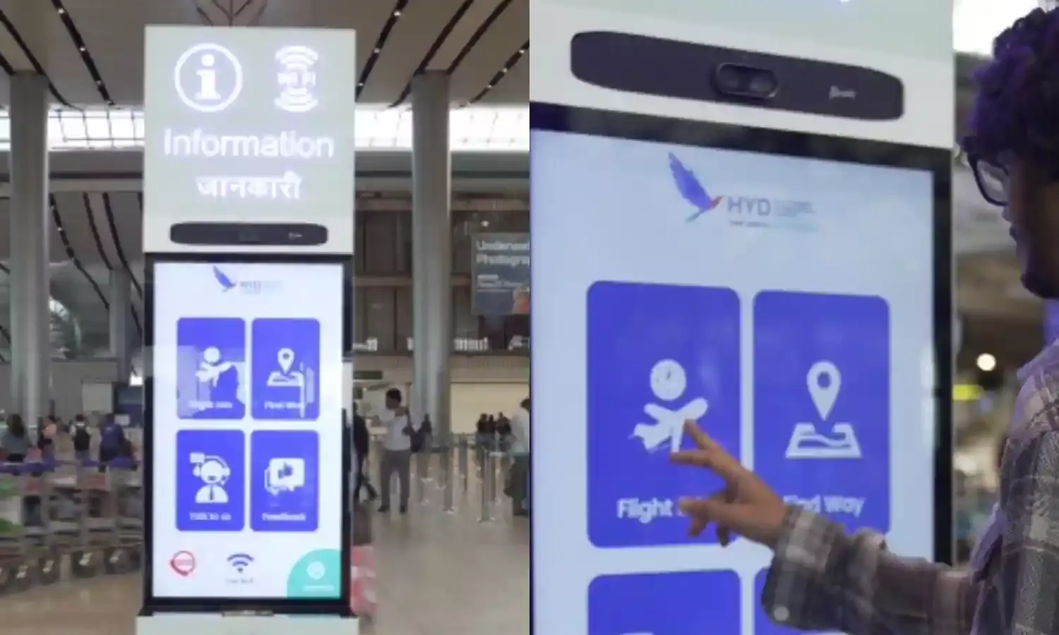 Hyderabad Airport launches virtual kiosks and smart maps for flight, emergency updates