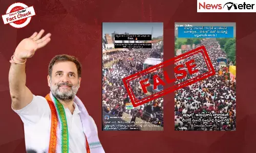 Fact Check: Rahul Gandhis Voter Adhikar Yatra - old, unrelated videos go viral Fact Check: Rahul Gandhis Voter Adhikar Yatra - old, unrelated videos go viral
