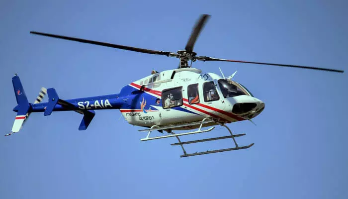 Telangana to launch heli tourism; rope in `Ease My Trip for helicopter service Telangana to launch heli tourism; rope in `Ease My Trip for helicopter service