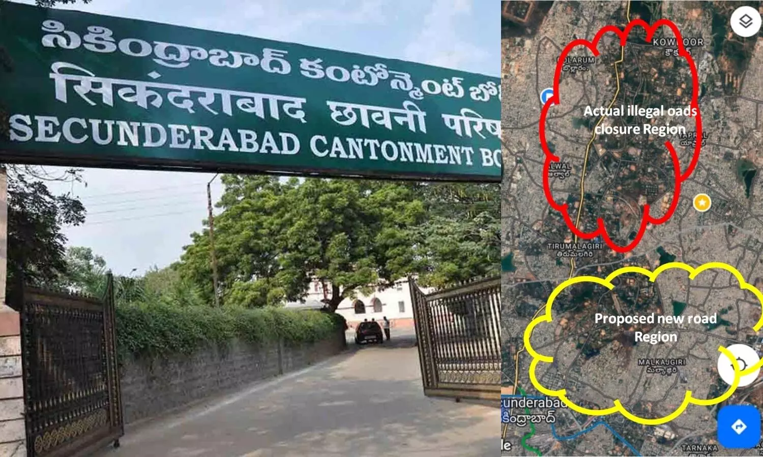 SCB residents protest sudden road closures, question ‘alternative roads’ plan SCB residents protest sudden road closures, question ‘alternative roads’ plan