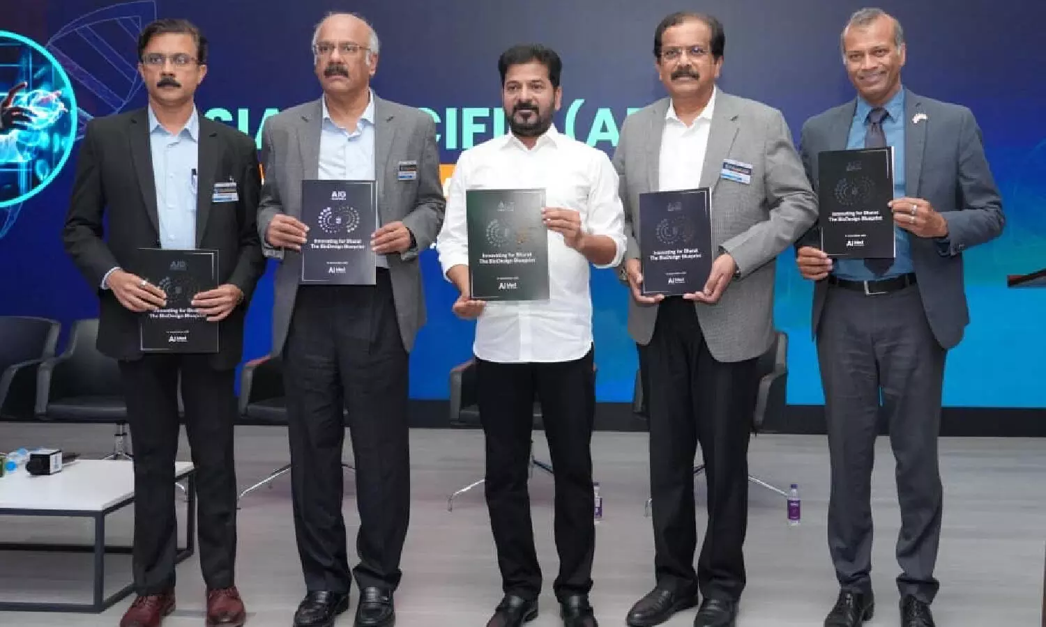 AIG BioDesign summit: CM Revanth says State will share historical medical data with innovators AIG BioDesign summit: CM Revanth says State will share historical medical data with innovators
