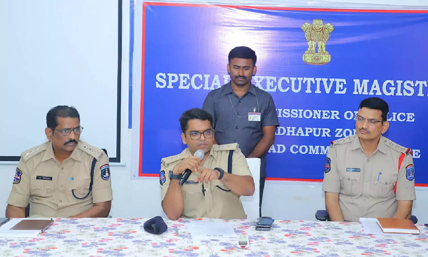 Eagle team, Gachibowli police raid party at Kondapur flat; six held with cocaine, ecstasy, MDMA Eagle team, Gachibowli police raid party at Kondapur flat; six held with cocaine, ecstasy, MDMA