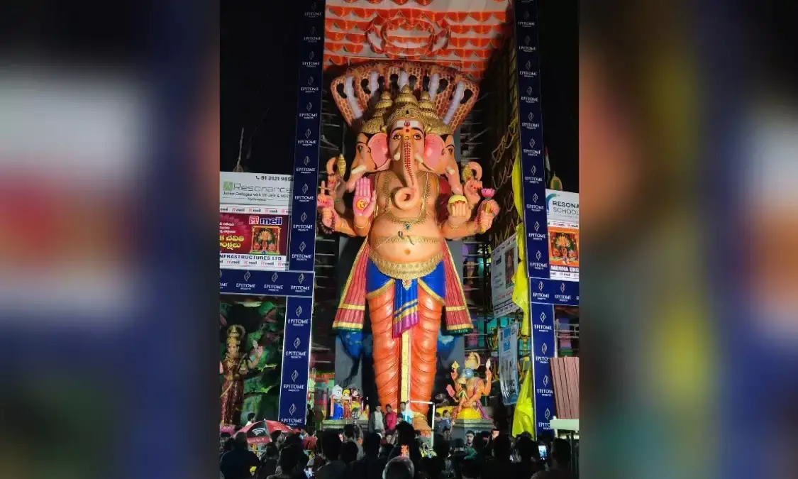 Ganesh immersion in Hyderabad: CCTV, drones, QR codes for monitoring; 40 cranes on standby