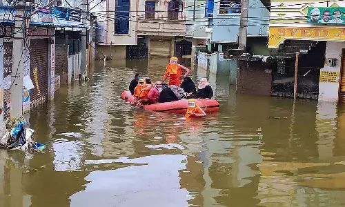 Telangana floods: 1,646 people rescued in six districts in 48 hours