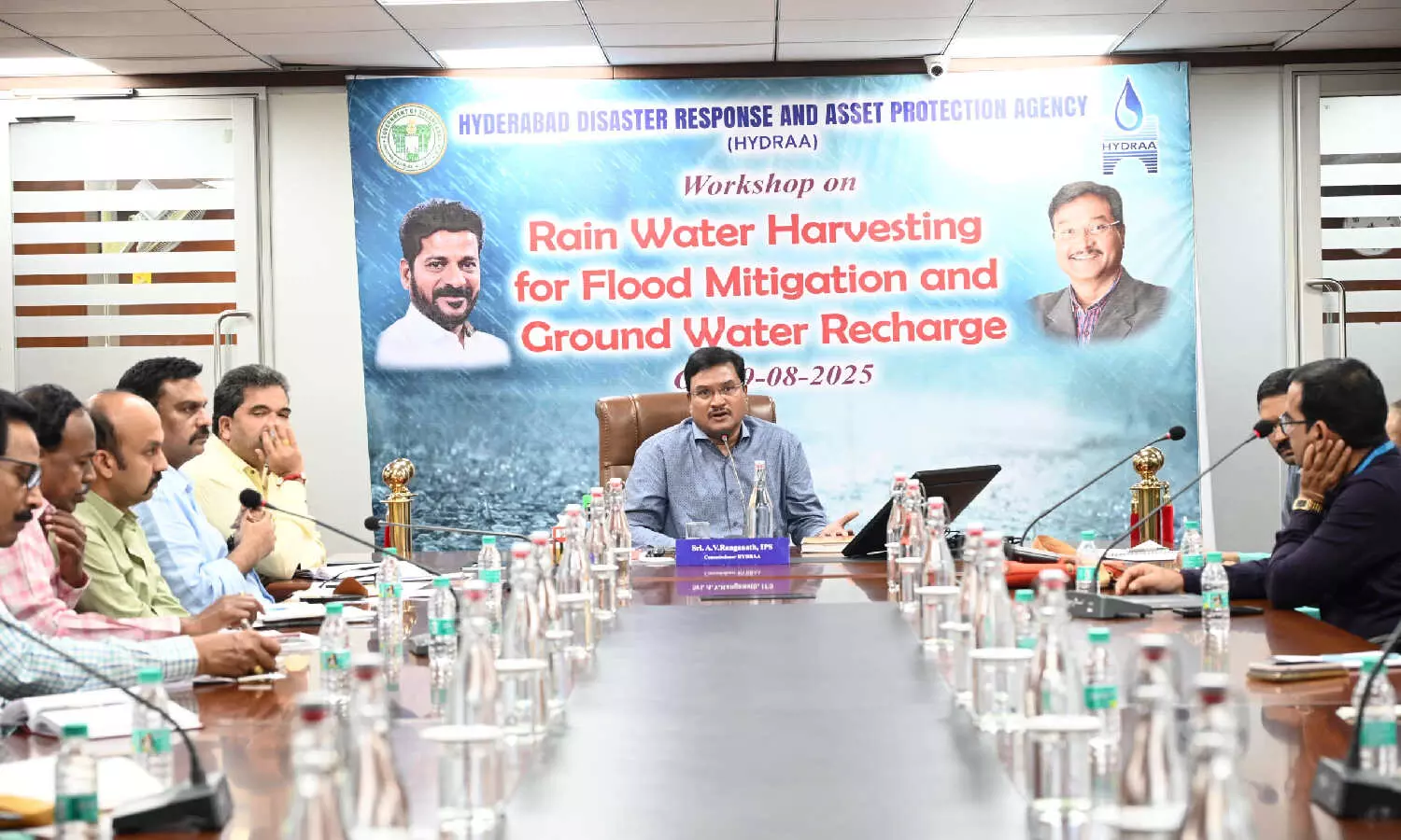 Rainwater harvesting: Let gated communities, RWAs take the call first, says HYDRAA boss Ranganath Rainwater harvesting: Let gated communities, RWAs take the call first, says HYDRAA boss Ranganath
