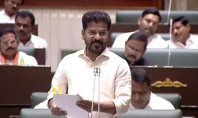 Revanth Reddy slams Harish Rao, KCR for ‘Redesigning Kaleshwaram to get richer than Nizam’