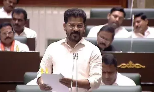 Revanth Reddy slams Harish Rao, KCR for āRedesigning Kaleshwaram to get richer than Nizamā