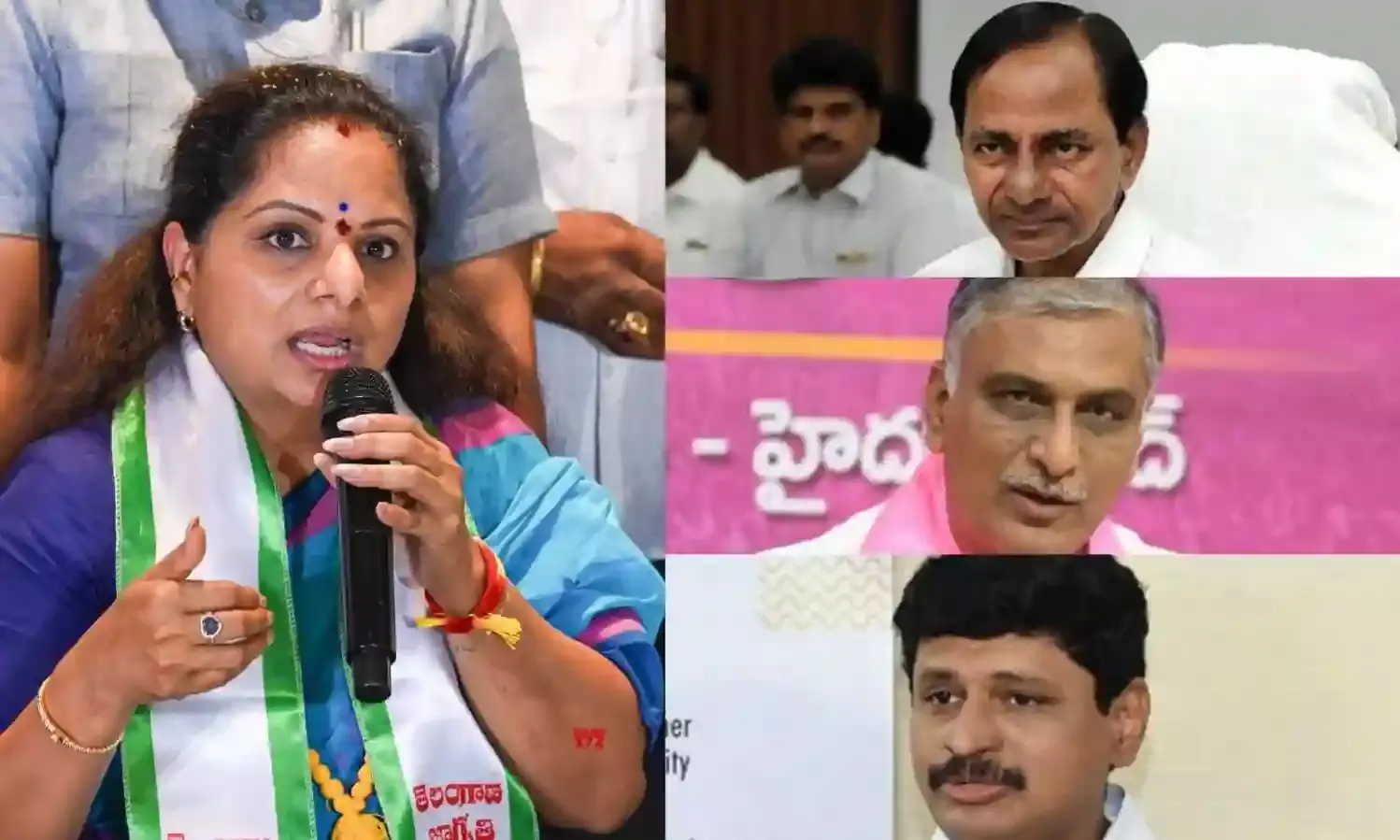 Because of Santhosh and Harish Rao, KCR is facing Kaleshwaram corruption allegations : Kavitha