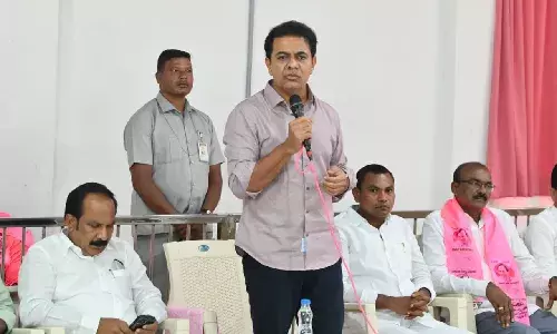 KTR slams Congress govt for recommending CBI probe against KCR in Kaleshwaram row