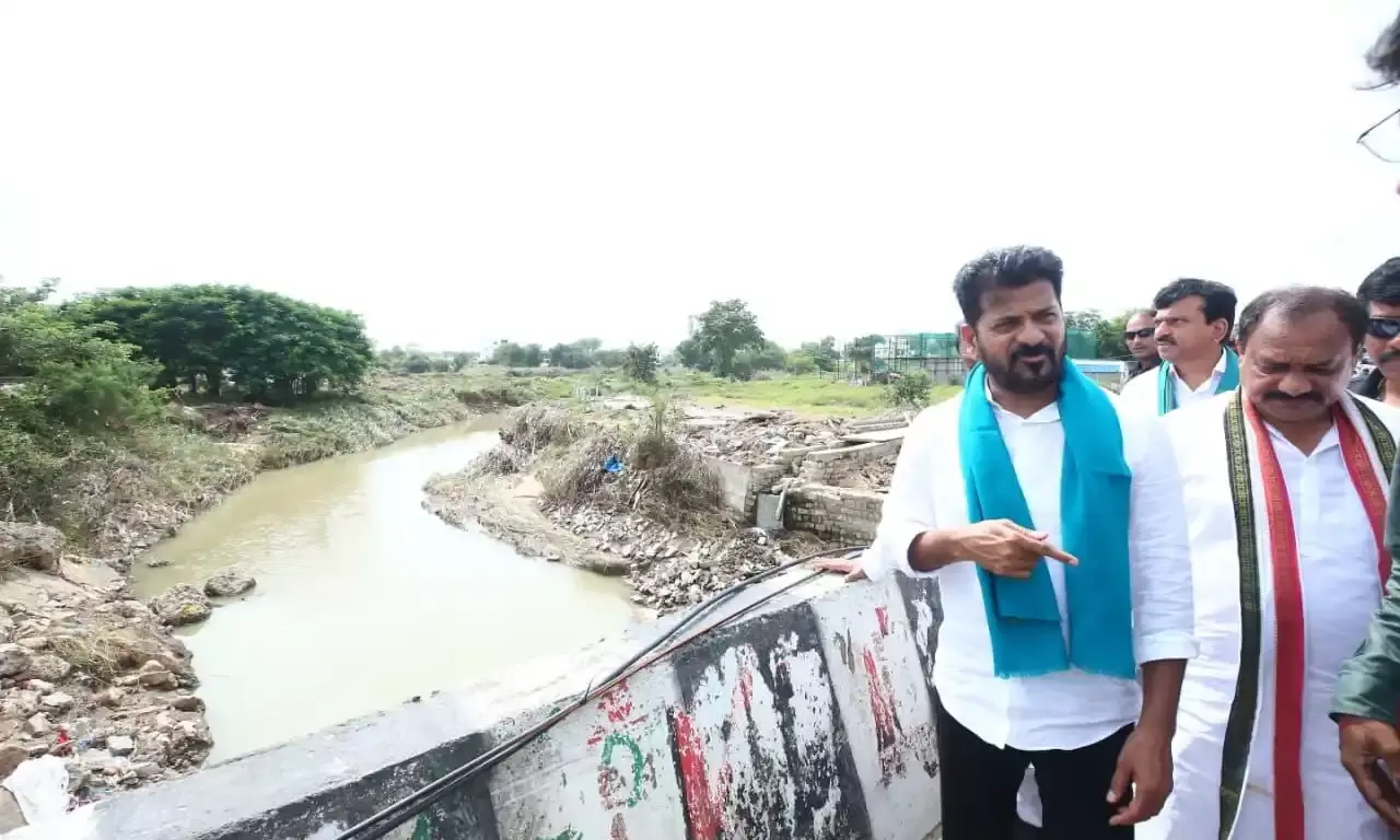CM Revanth vows relief, long-term flood measures after Kamareddy deluge