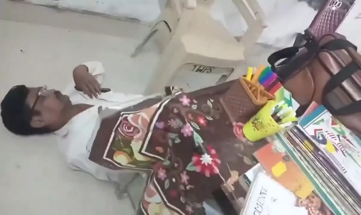 Teacher at Asifabad school suspended for reporting to work drunk Teacher at Asifabad school suspended for reporting to work drunk