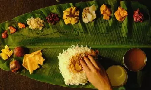 Happy Onam:  All you want to know about Kerala’s multi-course Sadya feast served on banana leaf