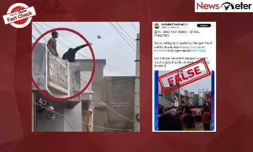 Fact Check: Muslim youth pelt stones at Ganesh idol in Karnataka? There is no communal angle in the incident
