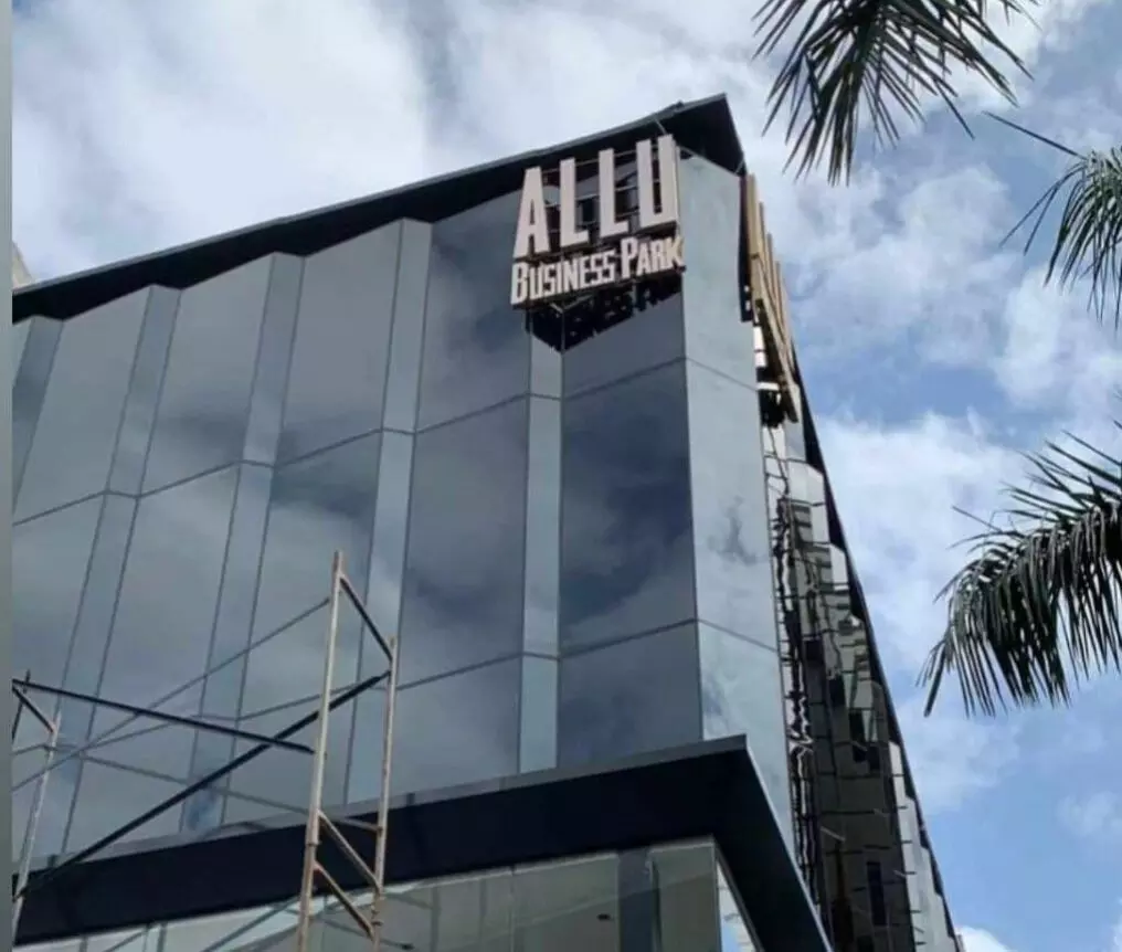 Allu Business Park `unauthorized construction: GHMC issues show cause notice to Allu Aravind Allu Business Park `unauthorized construction: GHMC issues show cause notice to Allu Aravind