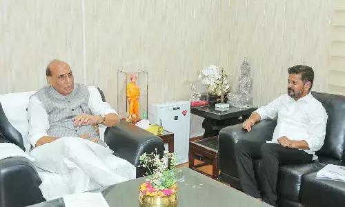 CM Revanth asks Defence Minister to transfer 98 acres in Hyderabad for ‘Gandhi Circle of Unity’