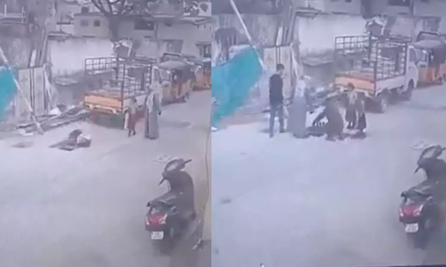 Girl saved by mother after falling into open manhole in Yakutpura; HYDRAA orders probe