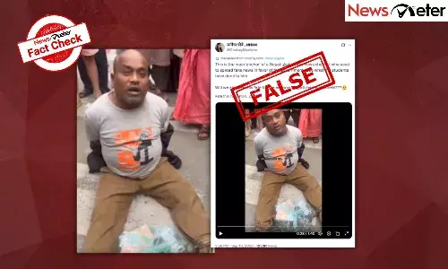 Fact Check: Nepal protests ā Pro-govt journalist assaulted in public? No, video shows a bank thief