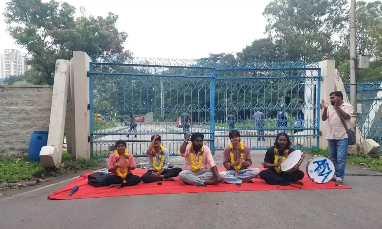 Hyderabad: UoH students go on indefinite hunger strike against `premature dissolution of Students’ Union