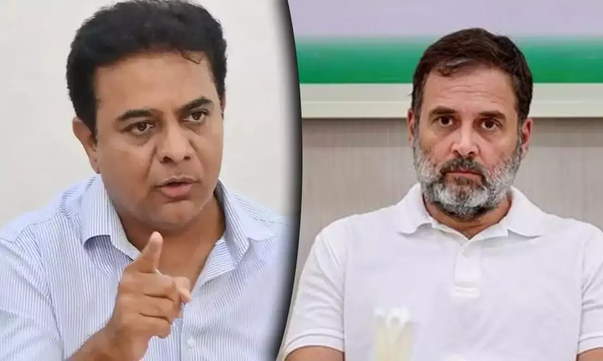 What about MLA chori?’ KTR slams Rahul Gandhi’s silence on BRS defections