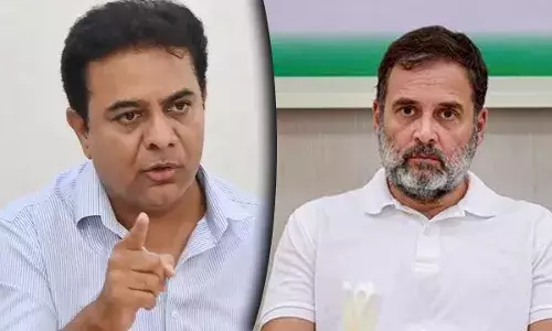What about MLA chori?ā KTR slams Rahul Gandhiās silence on BRS defections