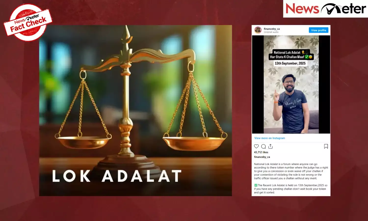 Fact Check: Not all Traffic Challans will get discount on Lok Adalat