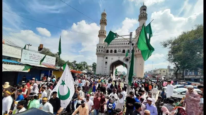 Traffic restrictions in Hyderabad for Milad-un-Nabi procession on Sunday Traffic restrictions in Hyderabad for Milad-un-Nabi procession on Sunday