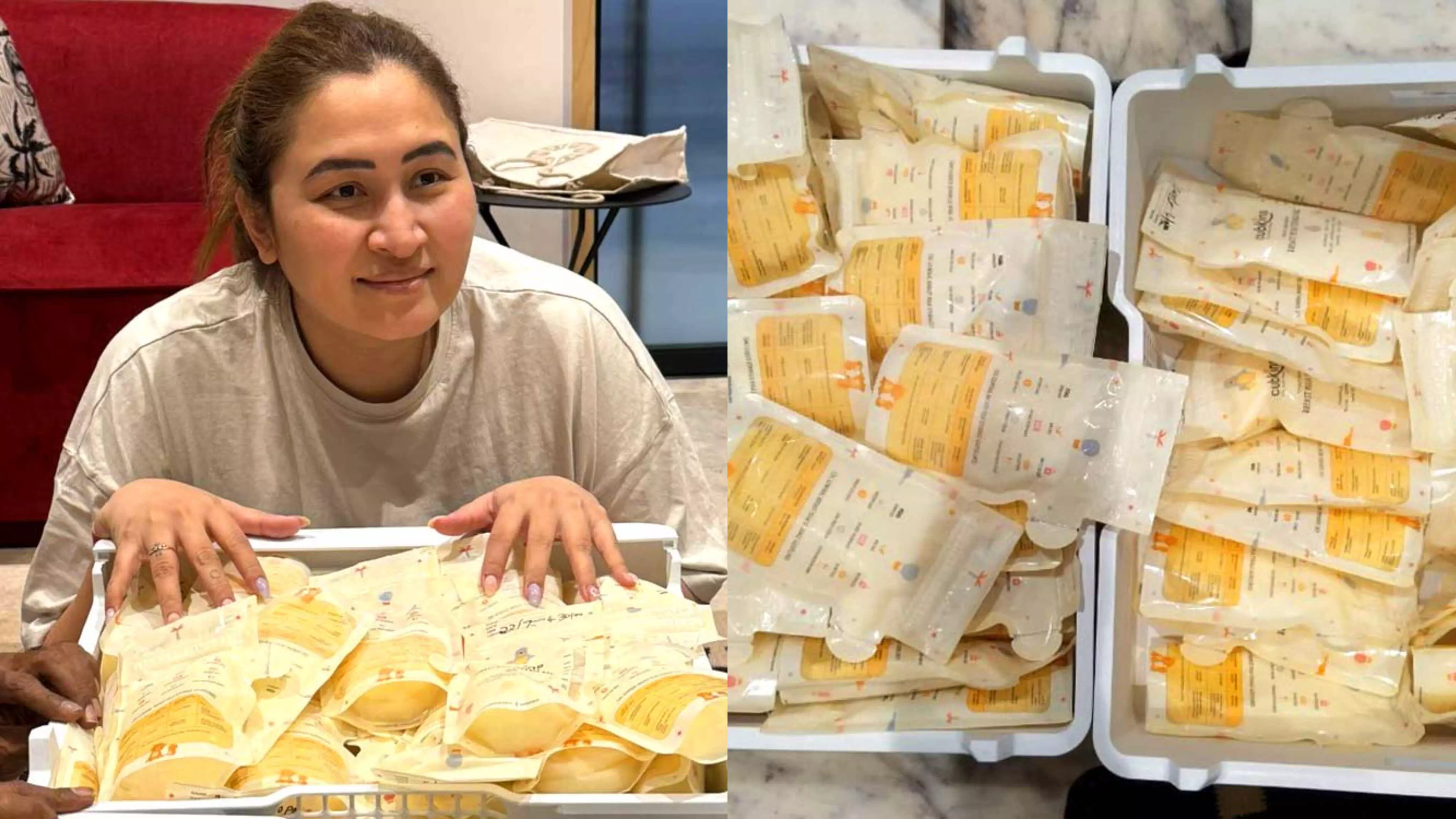 Shuttle hero Jwala Gutta donates 14.5 litres of breast milk via Amirtham for critically ill infants Shuttle hero Jwala Gutta donates 14.5 litres of breast milk via Amirtham for critically ill infants