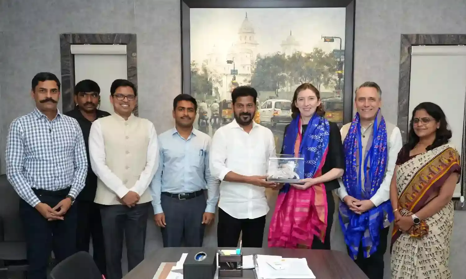 CM Revanth meets British envoy, seeks support for Musi project