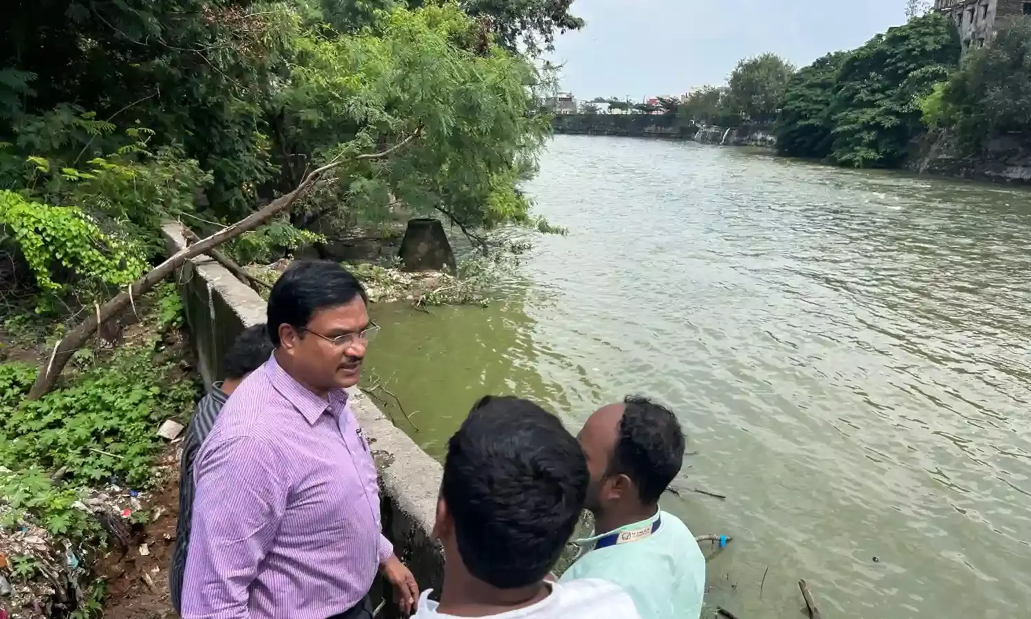 HYDRAA inspects flood-affected areas; orders special drains, desilting to mitigate waterlogging