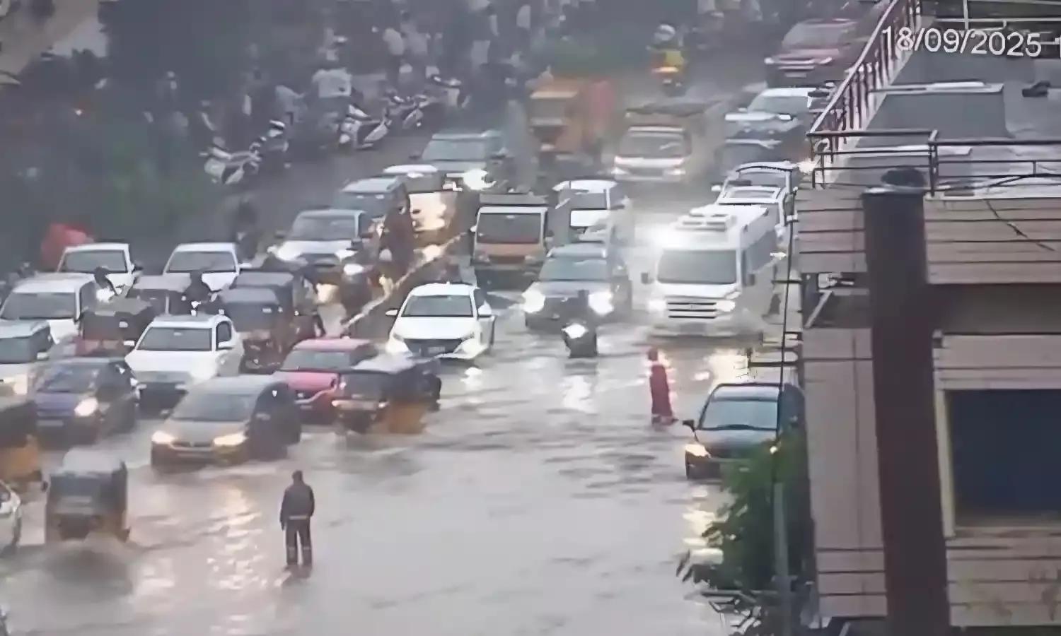 Manholes overflow in Hyderabad: Emergency teams on alert over continuous rains