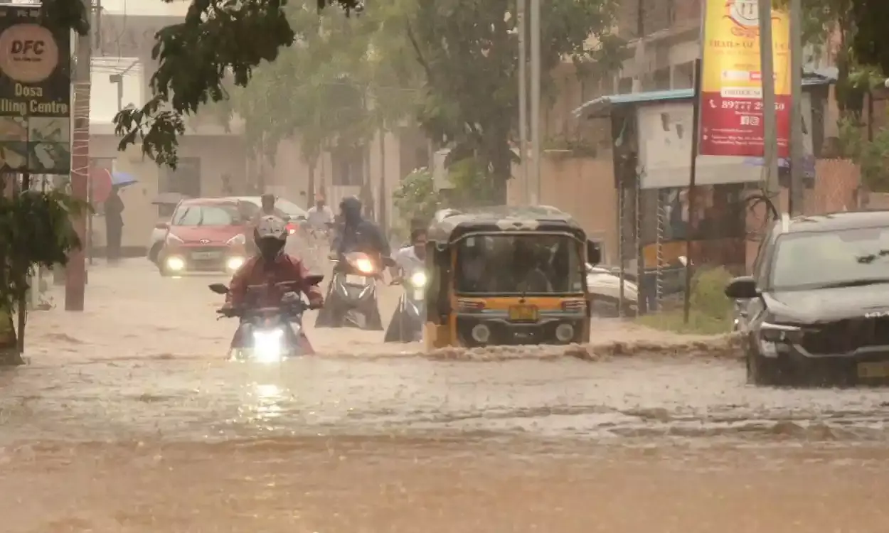Hyderabad: Heavy rains submerge several localities; people fume