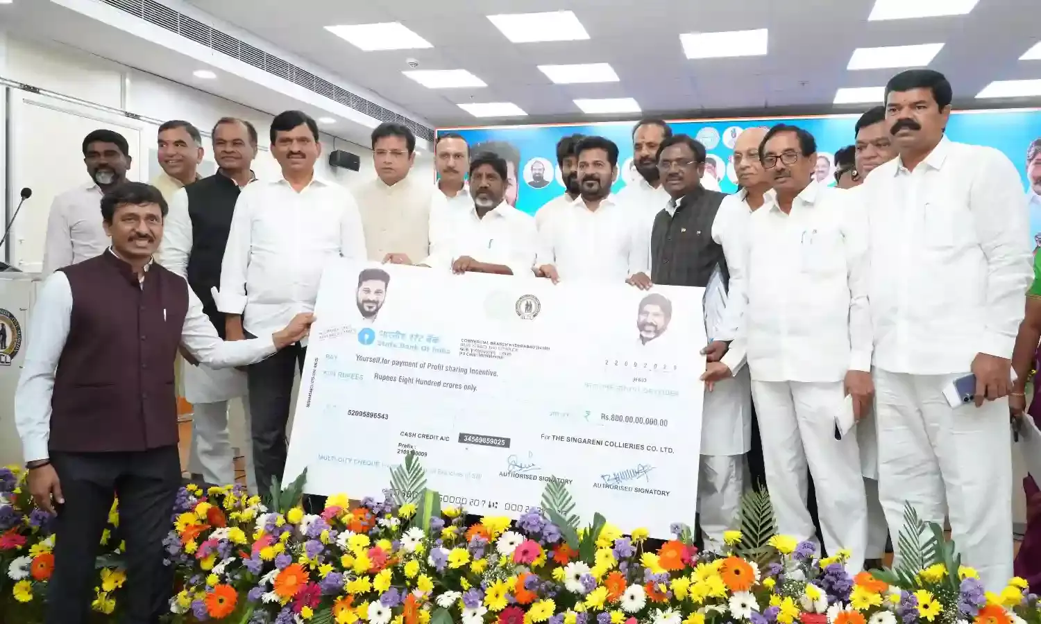 CM Revanth seeks Rs 7,000 crore GST compensation from Centre, announces Singareni bonus