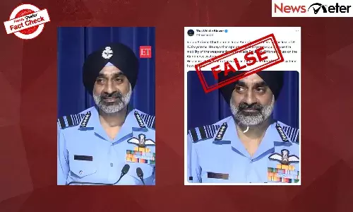 Fact Check: Air Chief says two S-400 batteries lost in Operation Sindoor? No, video is AI-manipulated