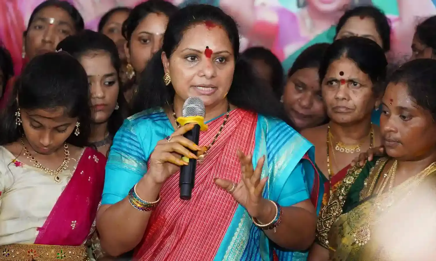Kavitha demands caste census info at panchayat level before Telangana local body polls