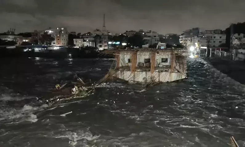 Hyderabad rains: Musi river swells, several roads closed; check traffic diversions