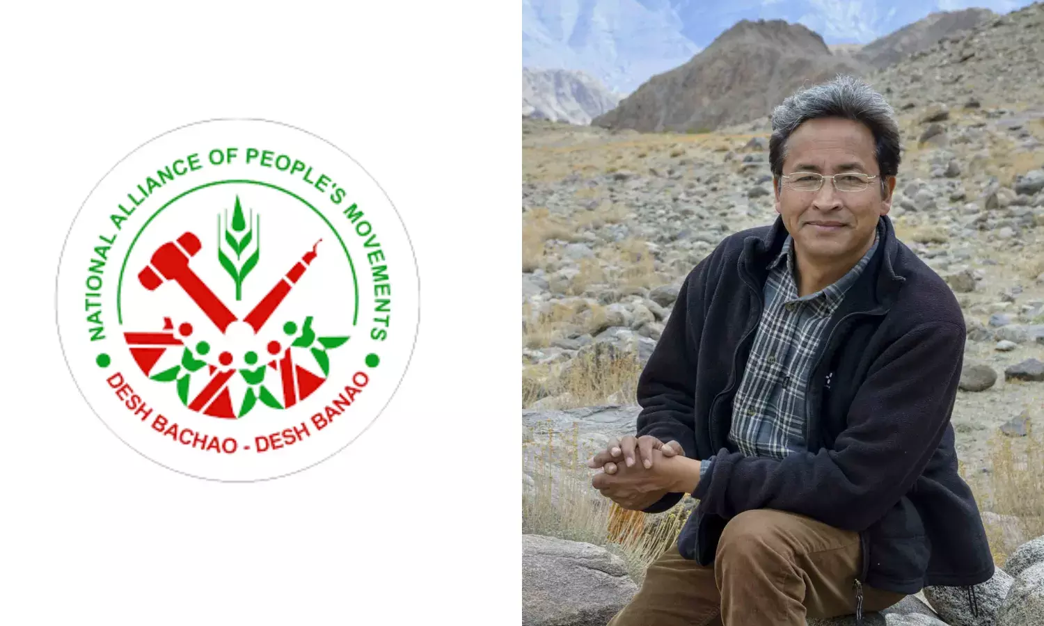 Leh violence: NAPM condemns Sonam Wangchuk’s arrest, calls for dialogue on statehood