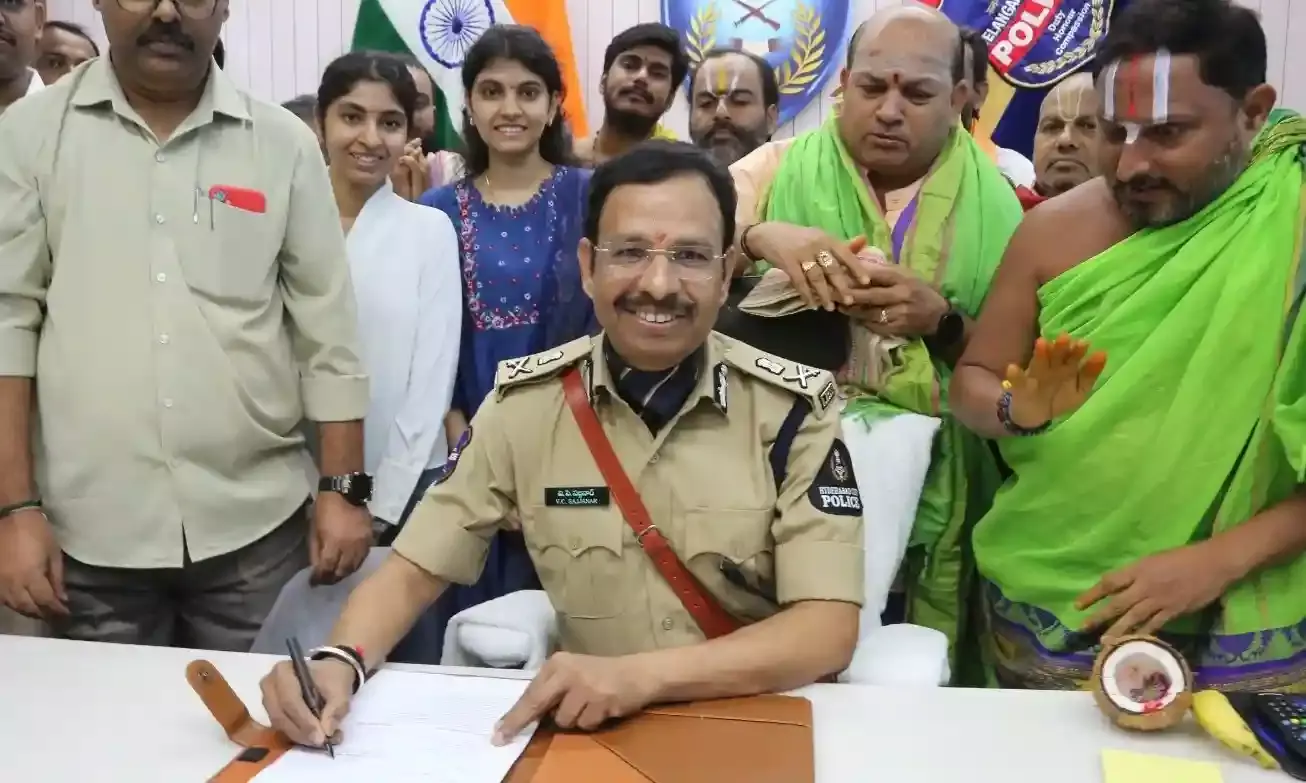 New Hyderabad CP Sajjanar vows war on drugs, online scams, drunk driving