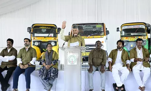 Andhra CM Naidu launches ‘Auto Drivers Sevalo’ scheme; Rs 15,000 aid for 2.9 L beneficiaries