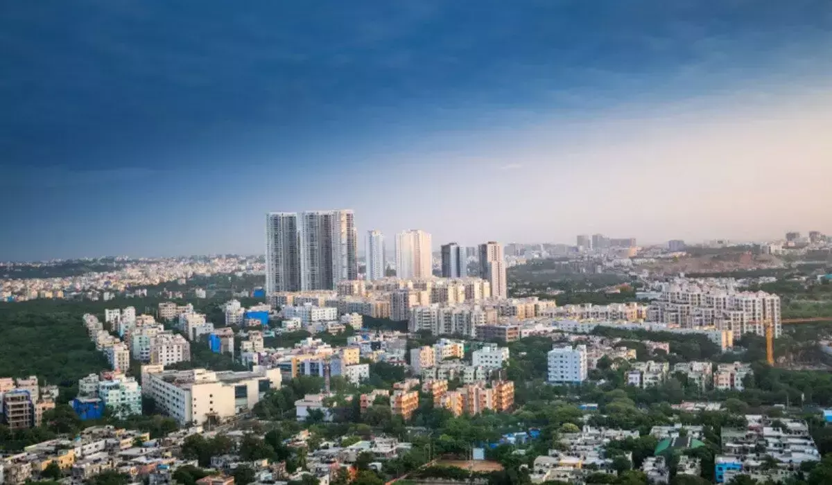 Real estate boom:  Land prices skyrocket in Hyderabad; 7.67-acre plot at Raidurg sold  for ₹1357.59 Cr