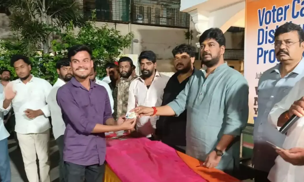 Jubilee Hills by-election: Congress leader Naveen Yadav booked for `distributing fake voter ID cards