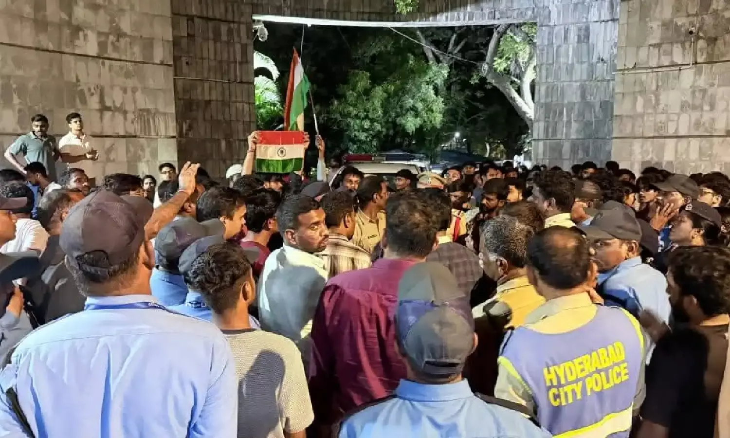 5 EFLU student leaders booked for pro-Palestine march on campus