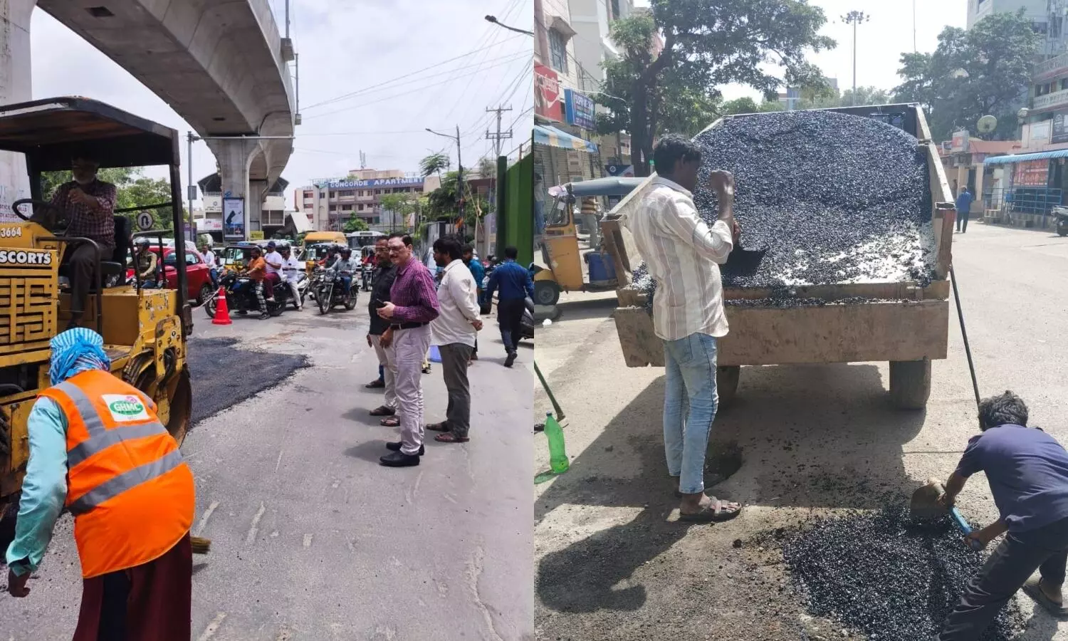 Hyderabad: Post-monsoon, GHMC launches drive to restore damaged infra, fills 14,112 manholes Hyderabad: Post-monsoon, GHMC launches drive to restore damaged infra, fills 14,112 manholes