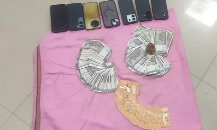 Seven arrested for gambling on Kukatpally hostel penthouse; Rs 97,370 cash seized