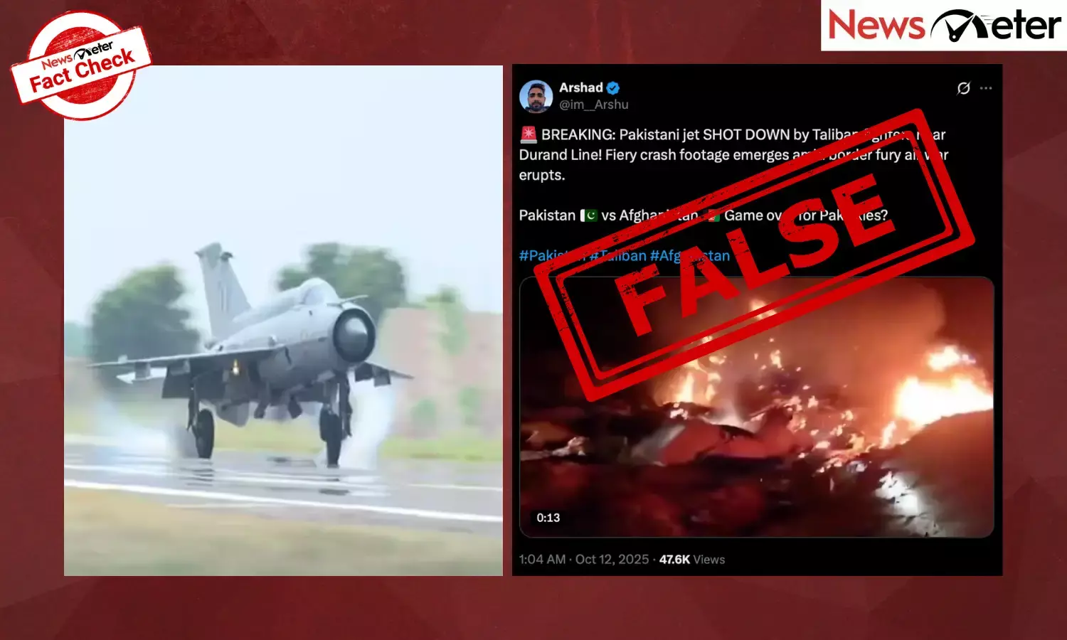 Fact Check: Taliban shoot down Pakistani jet? Here’s what really happened