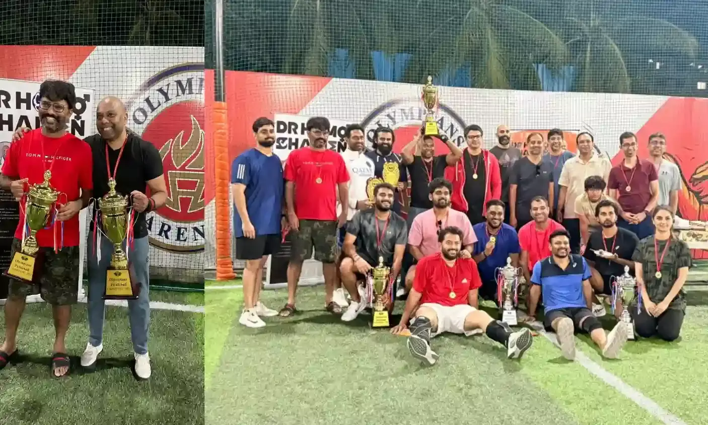 Olympians Pickleball Championship brings out fun side of Hyderabad’s professionals